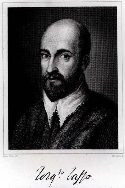 Torquato Tasso (1544-95) Engraved by Robert Cooper by Louis Parez
